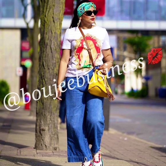 ZARA Front Print T-Shirt - Picture 5 of 7